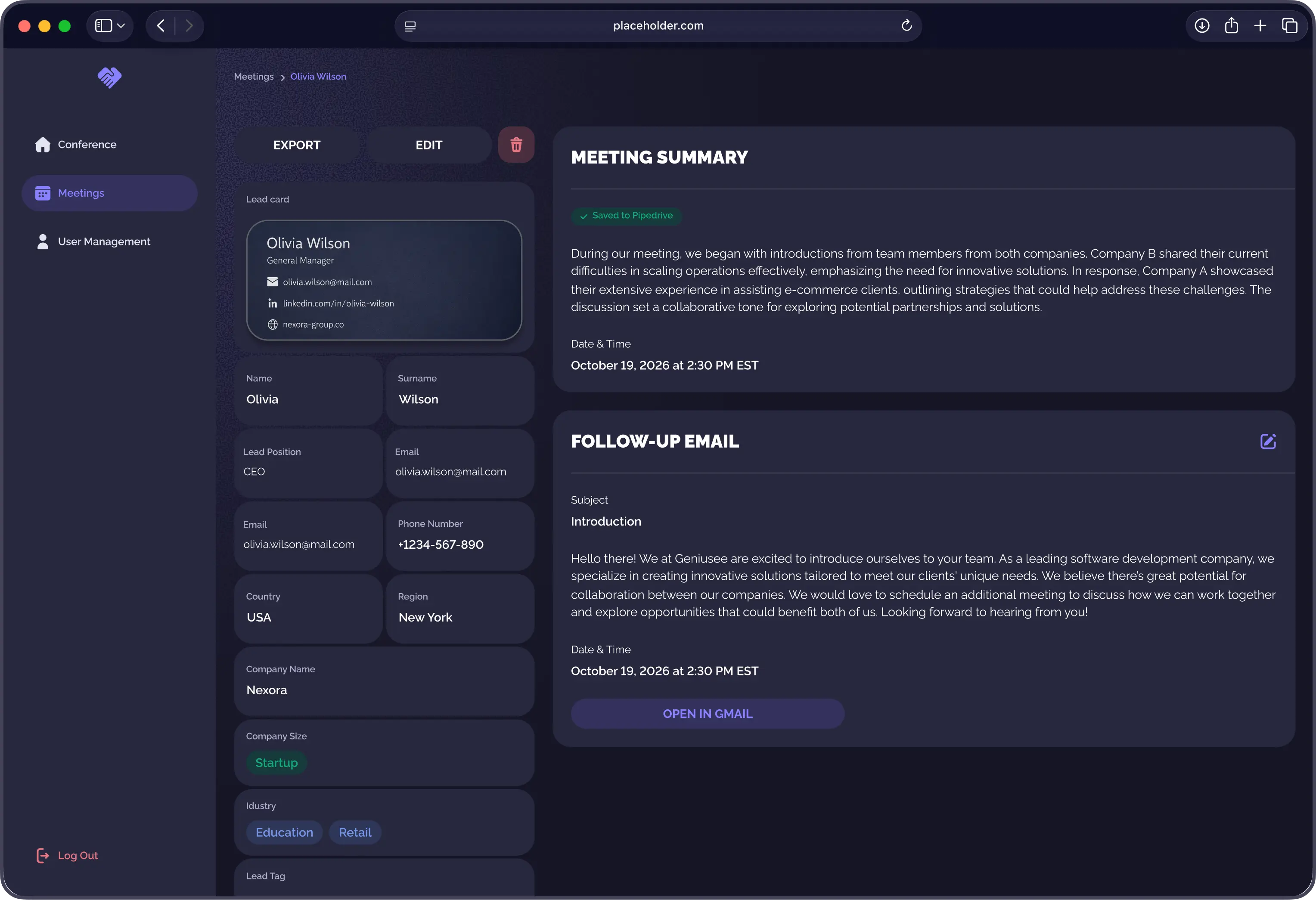 Ready to act on every lead